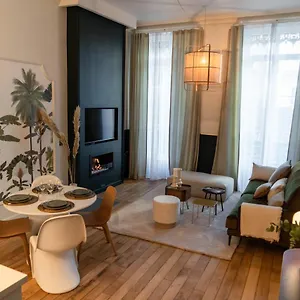 Beige Hospitalite - Coco - Hypercentre-2chambres-parking-zen Appartement Saint-Etienne (Loire)